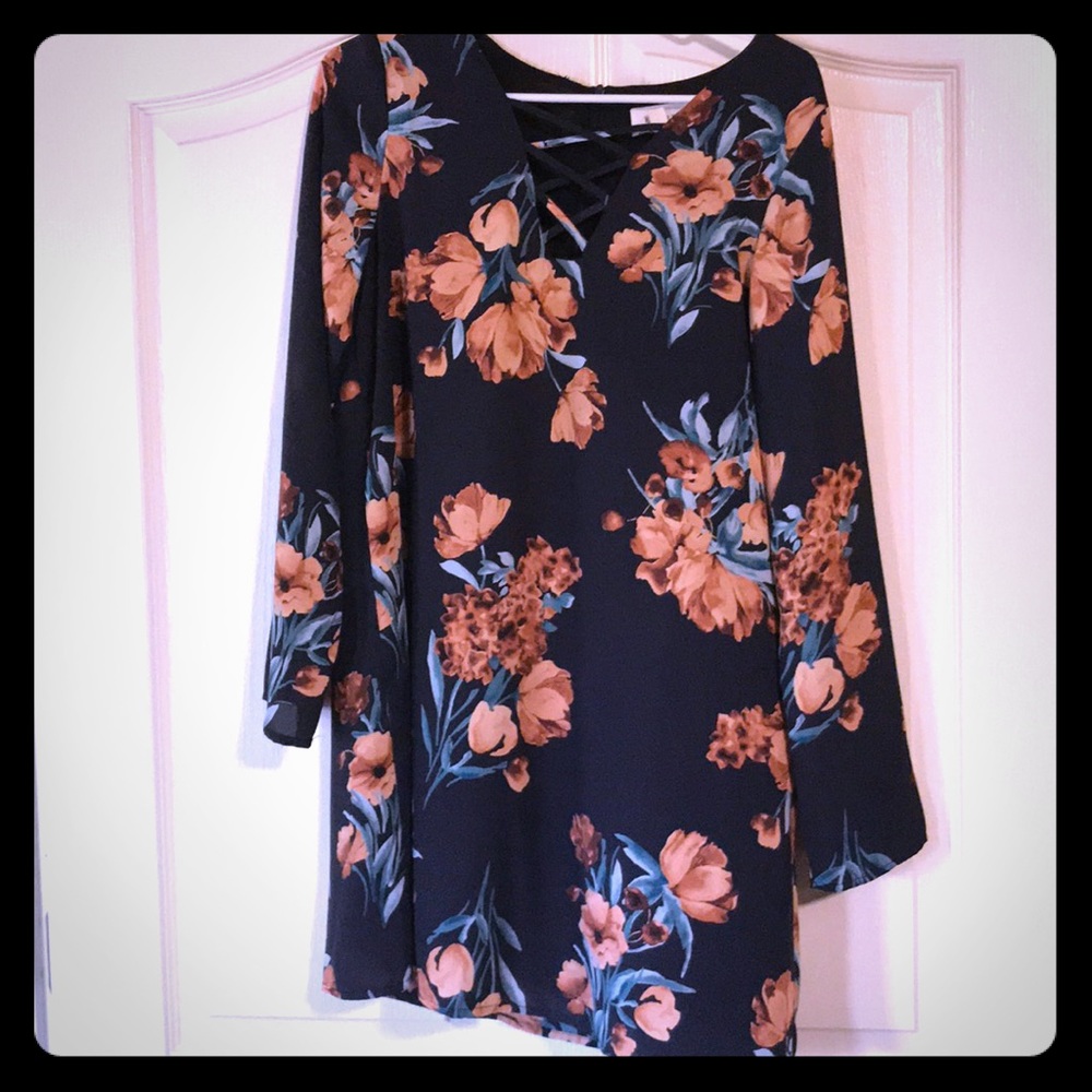 Long sleeve tunic dress